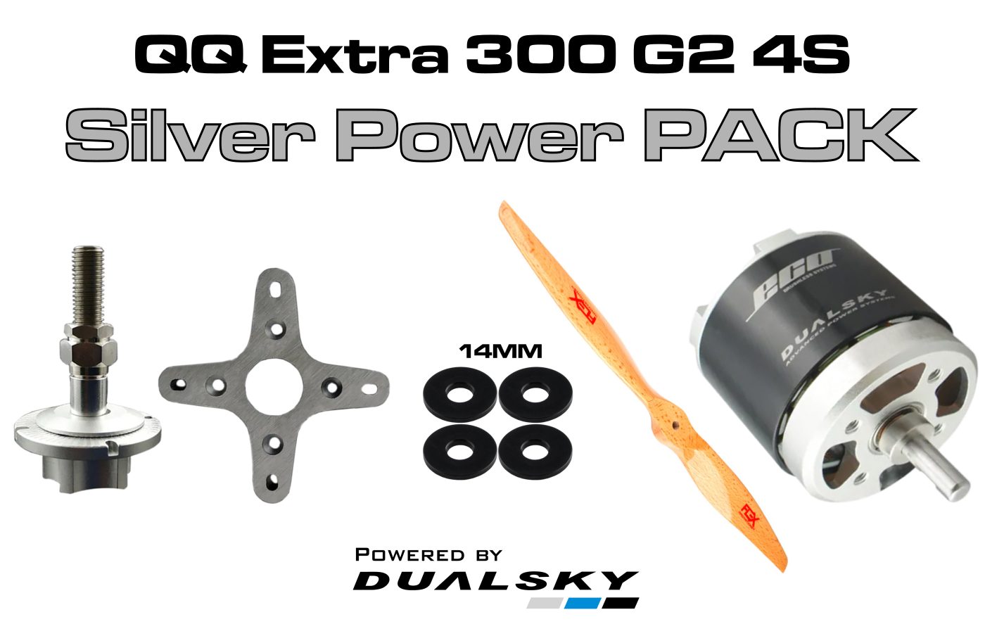 UPGRADE POWER PACK FLEX/DUALSKY SILVER SERIES (QQ EXTRA 300 G2 4S